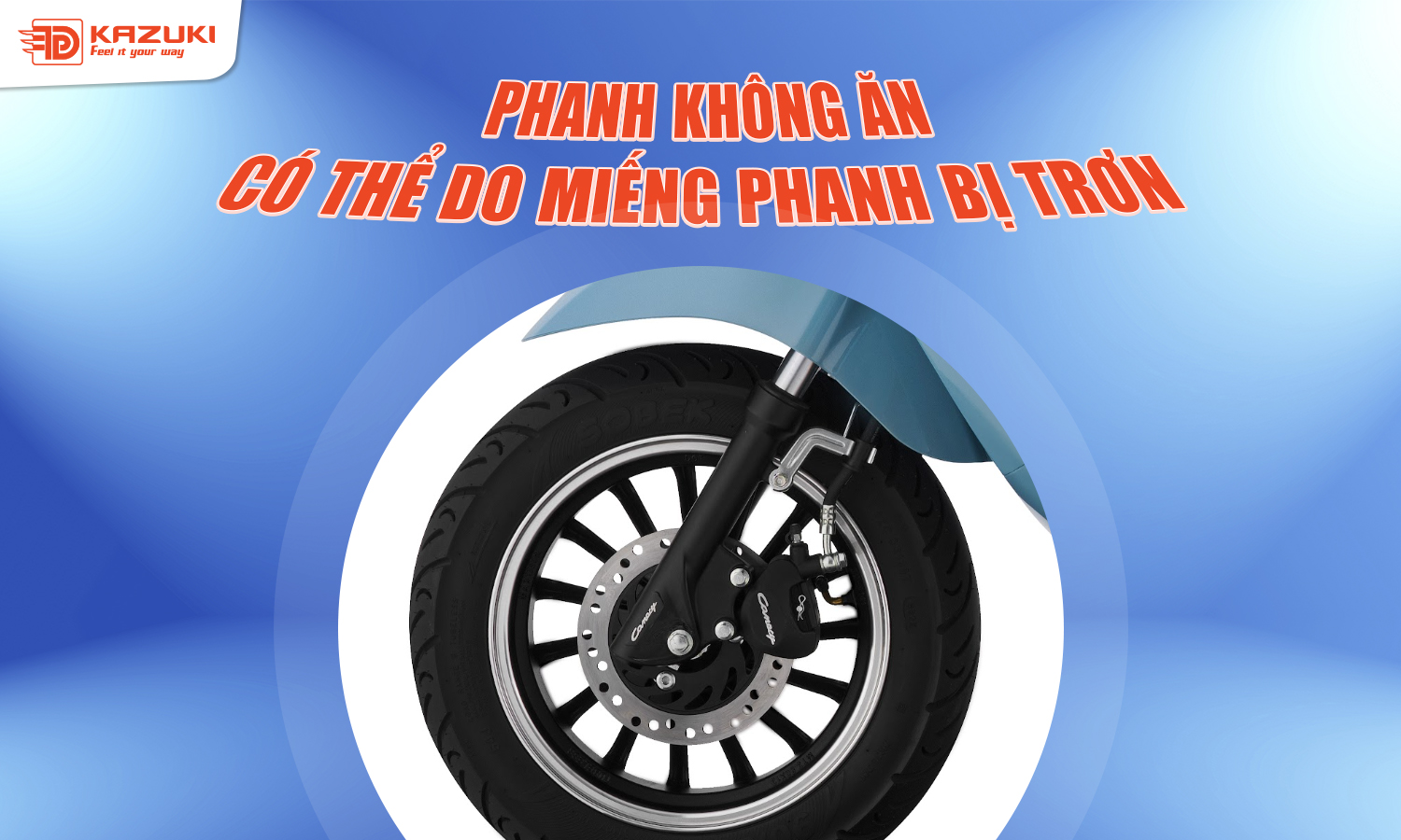 Những sự cố hay gặp ở phanh xe máy điện