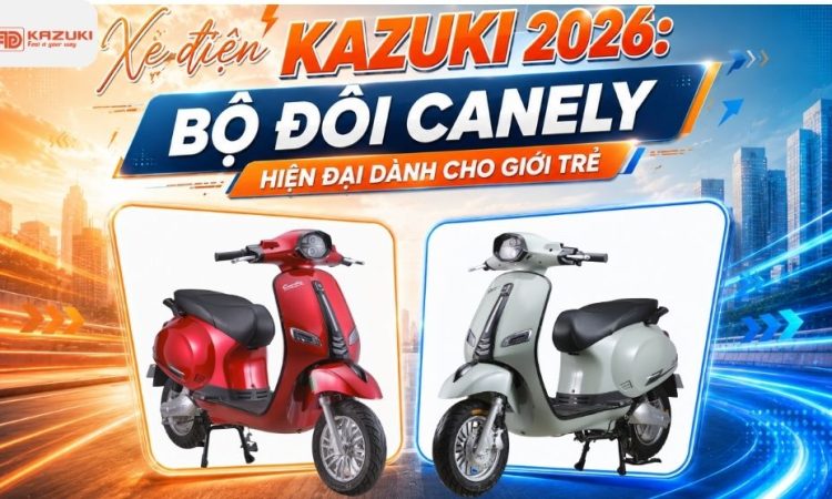 bộ đôi xe điện canely