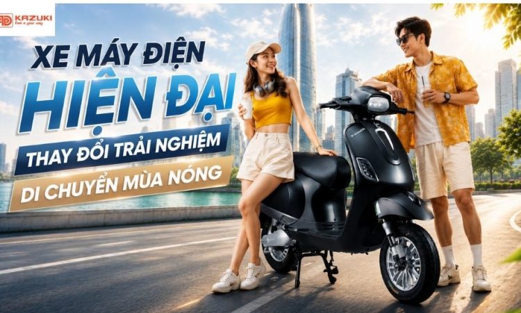 Xe máy điện hiện đại Kazuki